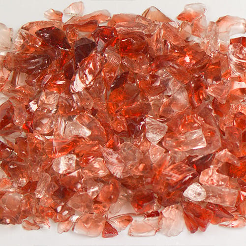 Cranberry Terrazzo Glass